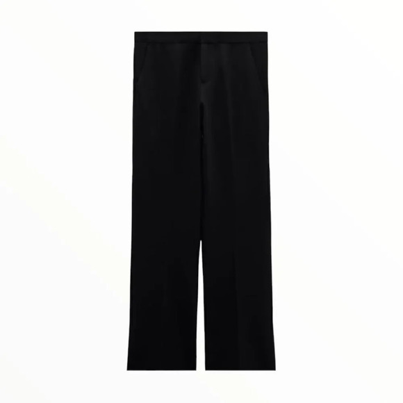ZARA | Black | THE LOW RISE FLARE PANTS - Picture 2 of 11
